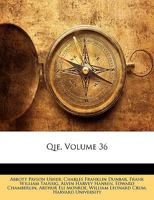 Qje, Volume 36 114793987X Book Cover