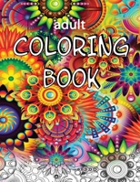 Adult Coloring Book: Expert Level - Mind-Boggling Fractals, Mandalas and Patterns 1520889275 Book Cover