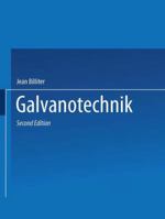 Galvanotechnik 3709131162 Book Cover