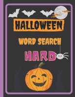 Halloween Word Search Hard: Puzzle Books For Adults | large format 8.5 x 11 in | gift for mom, dad, sister, bother and friend B08L1L6F6N Book Cover