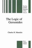 The Logic of Gersonides (The New Synthese Historical Library) 0792315138 Book Cover