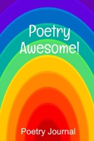 Poetry Journal: For Kids Rainbow Design Blank Write In Notebook 1708429255 Book Cover