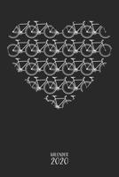 Kalender 2020: Fahrrad Jahresplaner Monatsplaner Wochenplaner Organizer Terminplaner Terminkalender I Geschenk für Fahrradfahrer Radfahrer Rennrad ... 110 Seiten für das Jahr 2020 (German Edition) 1695909984 Book Cover