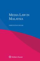 Media Law in Malaysia 9403513314 Book Cover