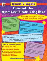 Spanish & English Comments for Report Cards & Notes Going Home, Grades K - 5 0887242715 Book Cover