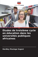 Études de troisième cycle en éducation dans les universités publiques africaines 6207366352 Book Cover