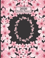 2020 Monthly Planner: Personalized Monogram Initial O Letter O Appointment Calendar Organizer And Journal For Writing Cherry Blossoms Design 1706119038 Book Cover