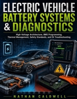 Electric Vehicle Battery Systems & Diagnostics: High-Voltage Architecture, BMS Programming, Thermal Management, Safety Standards, and EV Troubleshooting (pro Auto Tech Series) B0H6KCDRZX Book Cover