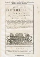 An Act for building a new Gaol & House of Correction for the County of Pembroke: Anno Regni Georgii III [1779] 1978069189 Book Cover