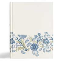 CSB Notetaking Bible, Large Print Edition, Cream Floral Cloth Over Board, Black Letter, Wide Margins, Journaling Space, Single-Column, Reading Plan, Easy-to-Read Bible Serif Type B0DT8Y2D25 Book Cover