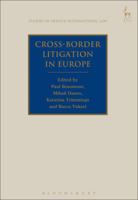 Cross-Border Litigation in Europe 1782256768 Book Cover