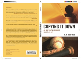 Copying It Down: An Anecdotal Memoir 0761847553 Book Cover