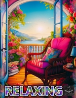Relaxing Big Coloring Book for Adults: 101 Unique Design Originals Featuring Animals, Landscapes, Beaches, Houses, Birds, Flowers, and More for Relaxation and Stress Relief. 1304341747 Book Cover