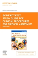 Study Guide for Clinical Procedures for Medical Assistants - Elsevier eBook on Vitalsource (Retail Access Card) 0323758851 Book Cover