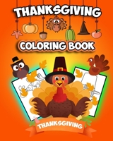 Thanksgiving Coloring Book: 50 pages B09KNCWZP8 Book Cover
