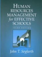 Human Resource Management for Effective Schools 0205412769 Book Cover