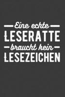 Eine echte Leseratte braucht kein Lesezeichen: Jahres-Kalender für das Jahr 2020 DinA-5 Jahres-Planer Organizer (German Edition) 1708371397 Book Cover