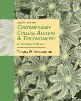 Contemporary College Algebra and Trigonometry A Graphing Approach 0534432417 Book Cover