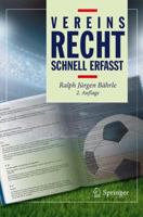 Vereinsrecht - Schnell Erfasst 3662537567 Book Cover