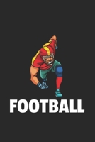 American Football Notizbuch: American Football Notizbuch f�r Liebhaber / Notizheft / Notizblock A5 (6x9in) Dotted Notebook / Punkteraster / 120 gepunktete Seiten 167872498X Book Cover