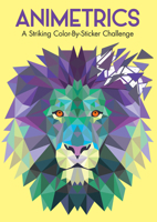 Animetrics: A Striking Color-By-Sticker Challenge 1438009917 Book Cover