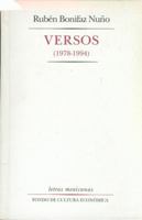 Versos (1978-1994) 9681650301 Book Cover