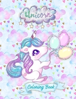 Unicorn Coloring Book: Perfect Fun & Cute Gift For Kids 1678777498 Book Cover