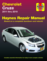 Chevrolet Cruze Haynes Repair Manual: 2011 thru 2019 - Based on a complete teardown and rebuild 1620923823 Book Cover