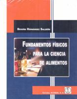 FUNDAMENTOS FÍSICOS PARA LA CIENCIA DE ALIMENTOS 8420011843 Book Cover