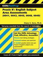 CliffsTestPrep Praxis II: English Subject Area Assessments (0041, 0042, 0043, 0048, 0049) (Cliffstestprep) 0471785067 Book Cover