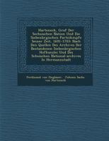Harteneck, Graf Der S�echsischen Nation Und Die Siebenb�rgischen Parteik�mpfe Seiner Zeit, 1691-1703: Nach Den Quellen Des Archives Der Bestandenen Siebenb�rgischen Hofkanzlei Und Des S�chsischen Nati 1286876486 Book Cover