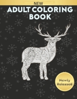 Adult Coloring Book (Christmas Book) B08HGLNNPM Book Cover