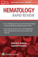 Hematology Rapid Review: Flash Cards 1975153480 Book Cover