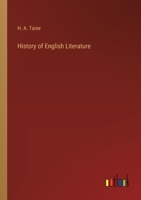 History of English Literature 3368175262 Book Cover