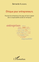 Éthique pour entrepreneurs: Pourquoi les entreprises et les pays ont tout à gagner avec la responsabilité sociale ? (French Edition) 2343078513 Book Cover