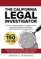 The California Legal Investigator 138724017X Book Cover