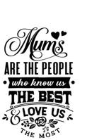 Mum The Heart Of The Family: Portable Notebook: 6" x 9" Notebook With A Graphic Cover Quote or Saying for Moms: Awesome gift idea for Mothers, Mom, Grandma and women 1650462786 Book Cover