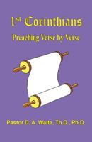 1 Corinthians, Preaching Verse by Verse 1568481179 Book Cover