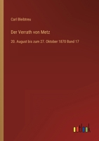 Der Verrat Von Metz 3863820827 Book Cover