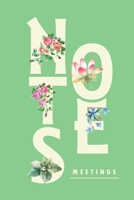 Meeting Notes: Business Organizer Notebook for Meetings Minutes Taking Record Log Book With Action Items & Notes 165409725X Book Cover