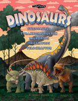 Shortcuts Color and Learn Dinosaurs: Stegosaurus, Tyrannosaurus rex, Sauropods, Triceratops, Velociraptor B0DXBZ4WPQ Book Cover