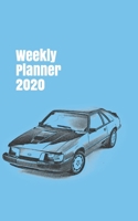 Weekly Planner 2020: calendar organizer for car enthusiasts. 5x8. 120 pages. 1692463314 Book Cover
