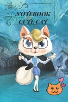 Funny Cute Colorful Cat Notebook gift: Lined Notebook / Journal Gift, 110 Pages, 6x9, Soft Cover, Matte Finish B083XVZ18B Book Cover