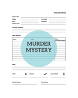Murder Mystery: Create your secrets of murder 1671207157 Book Cover
