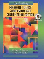 Exploring Microsoft Office Professional  2000, Proficient Certification Edition 0130856401 Book Cover