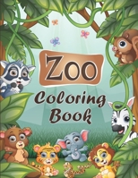 zoo coloring book: Animals Coloring Activity Workbook: Children Activity Books for Kids Ages 2-4, 4-8, B08FPB35KF Book Cover