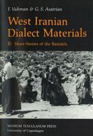 West Iranian Dialect Materials 8772891513 Book Cover