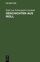Geschichten aus Moll 3112441036 Book Cover