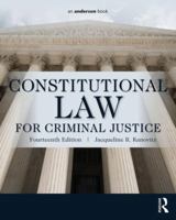 Constitutional Law for Criminal Justice 103216123X Book Cover