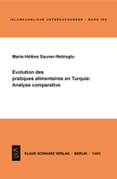 Evolution Des Pratiques Alimentaires En Turquie: Analyse Comparative 3879972443 Book Cover